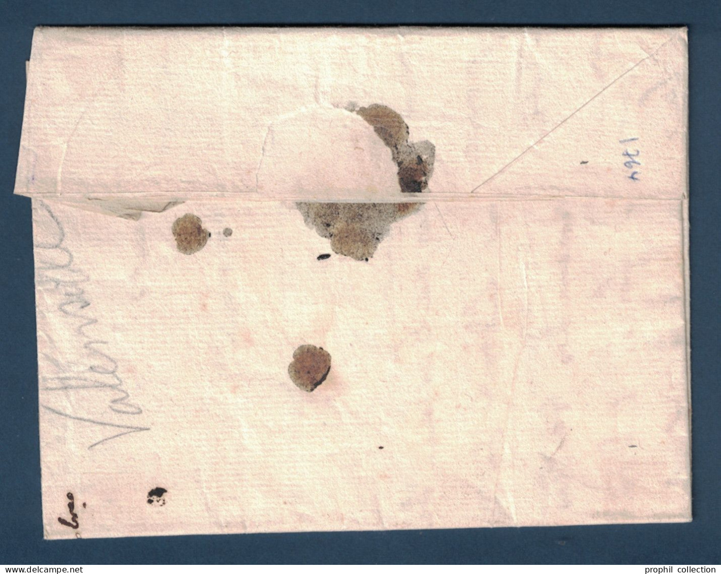 LETTRE LAC De 1764 Avec DOUBLE MARQUE POSTALE: MANOSQUE + VALENSOLLE MANUSCRITE (VAR) Pour AIX EN PROVENCE VALENSOLE - 1701-1800: Precursors XVIII