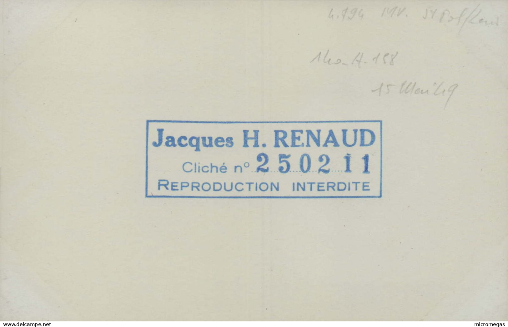 4-794  - 140-A-158 - Cliché Jacques H. Renaud, 1er Mai1949 - Treni