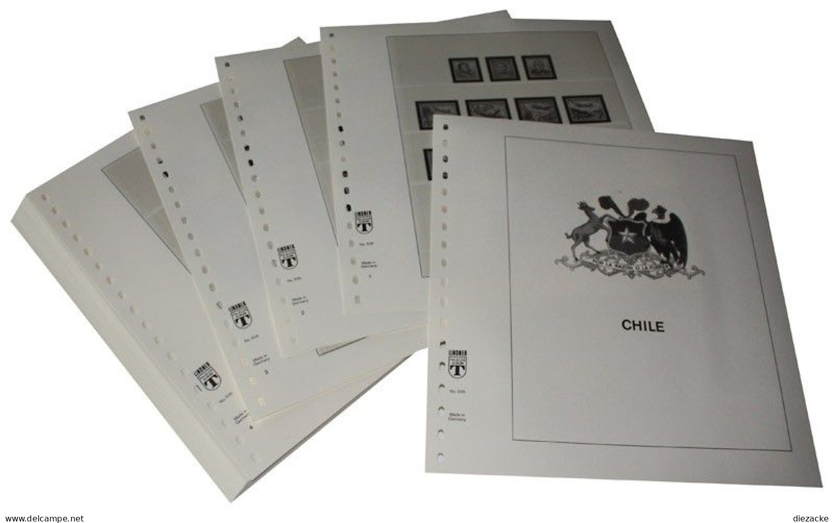 Lindner-T Chile 1960-1985 Vordrucke 505 Neuware ( - Pré-Imprimés