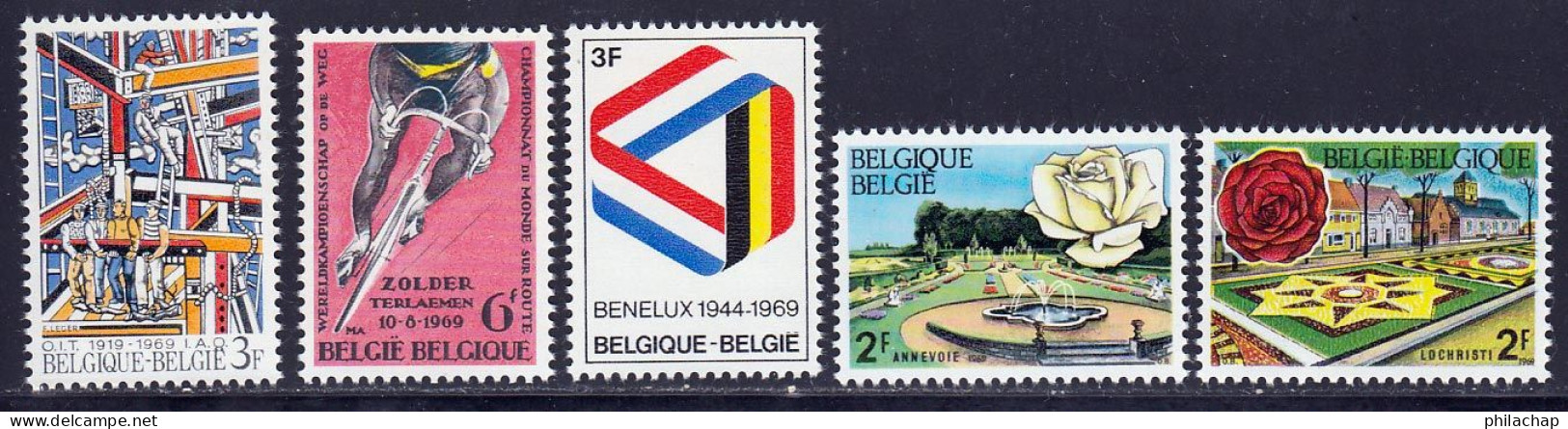 Belgique 1969 Yvert 1497 - 1498 - 1500 / 1502 ** TB - Ongebruikt