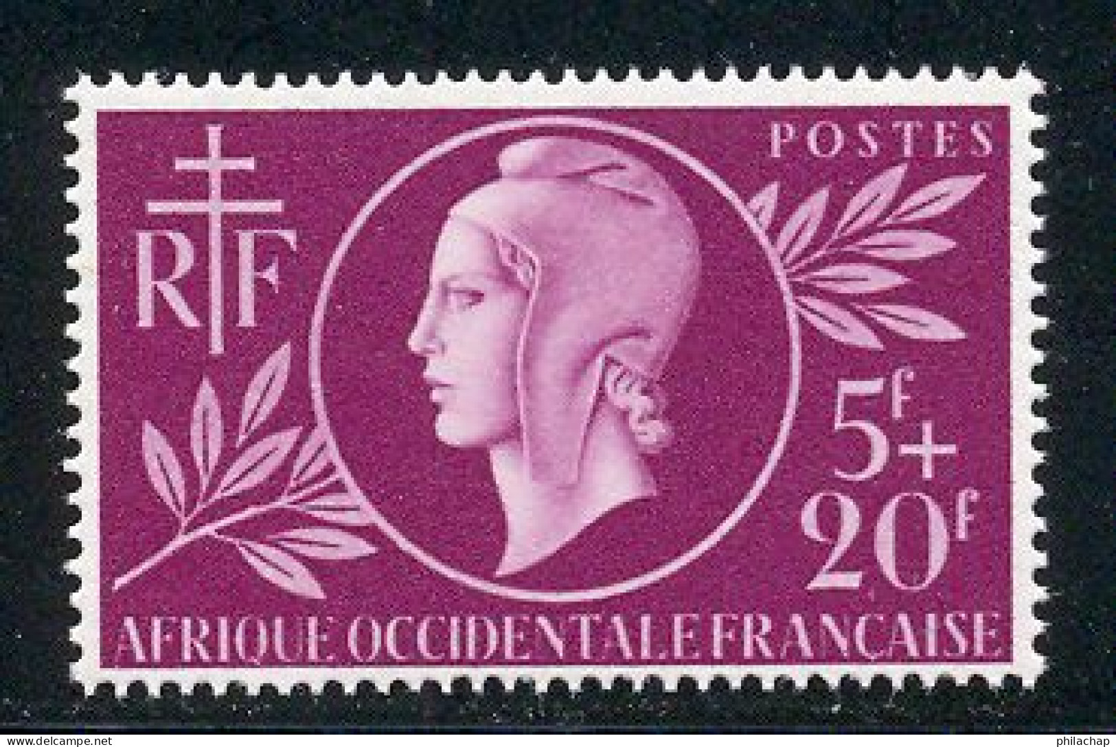 AOF 1944 Yvert 1 ** TB Bord De Feuille - Unused Stamps