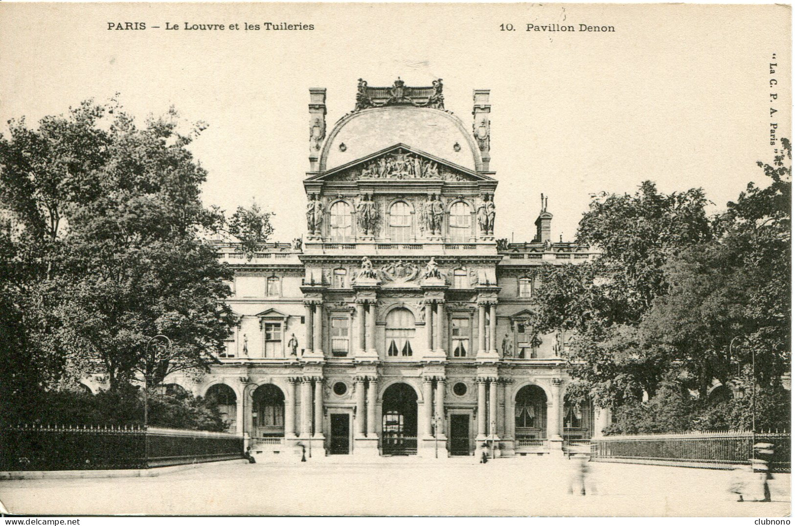 CPA -  PARIS - LE LOUVRE ET LES TUILERIES - PAVILLON DENON - Louvre