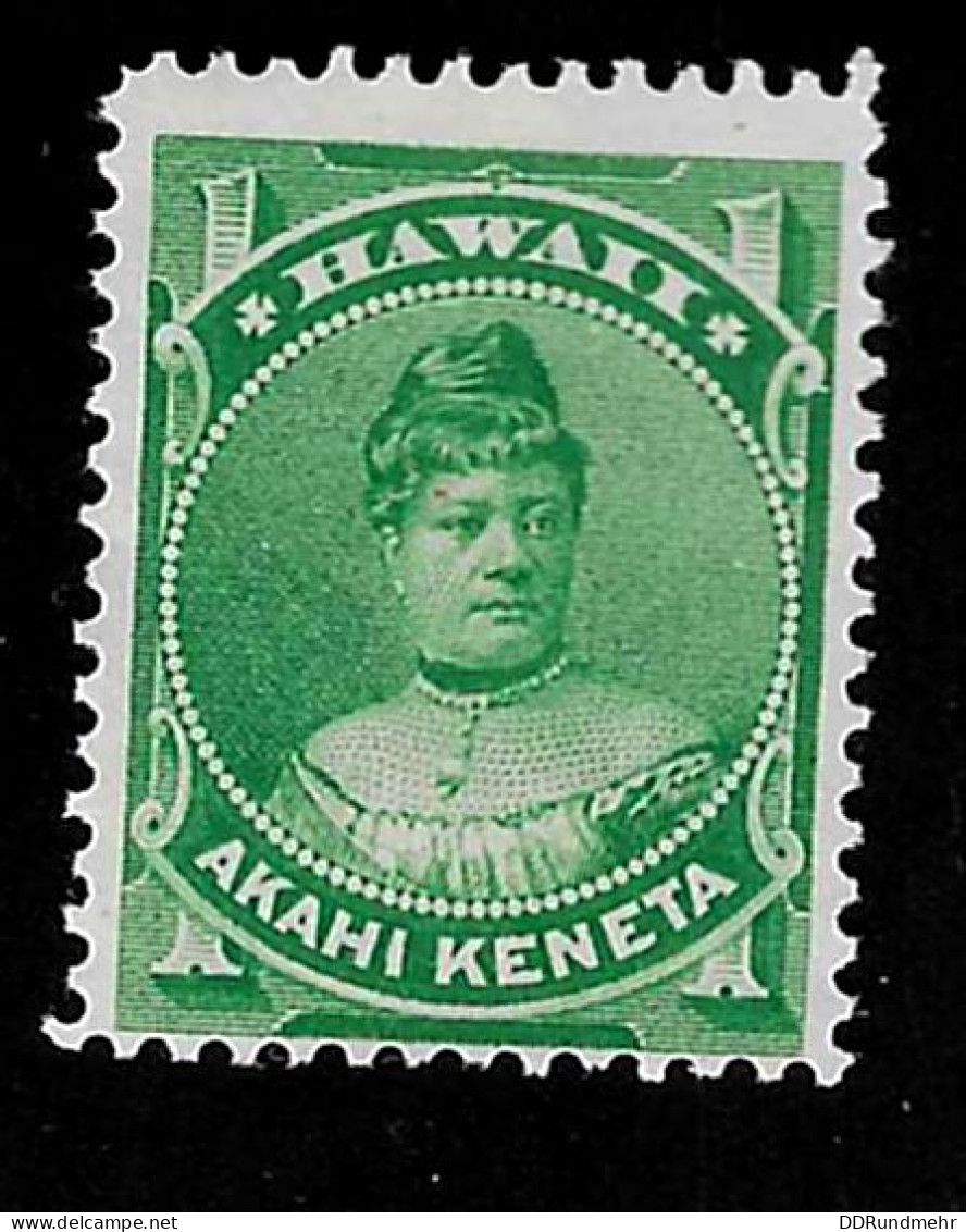 1882 Likelike  Michel US-HA 27 Stamp Number US-HA 42 Yvert Et Tellier US-HA 34 (x) MNG O.G - Hawaï
