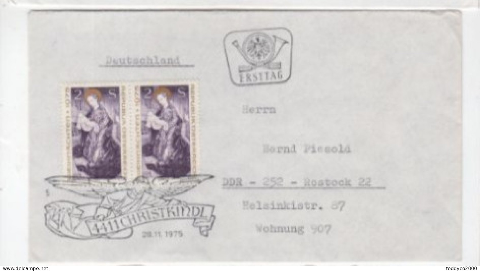 OSTERREICH CHRISTKINDL 1975 - FDC