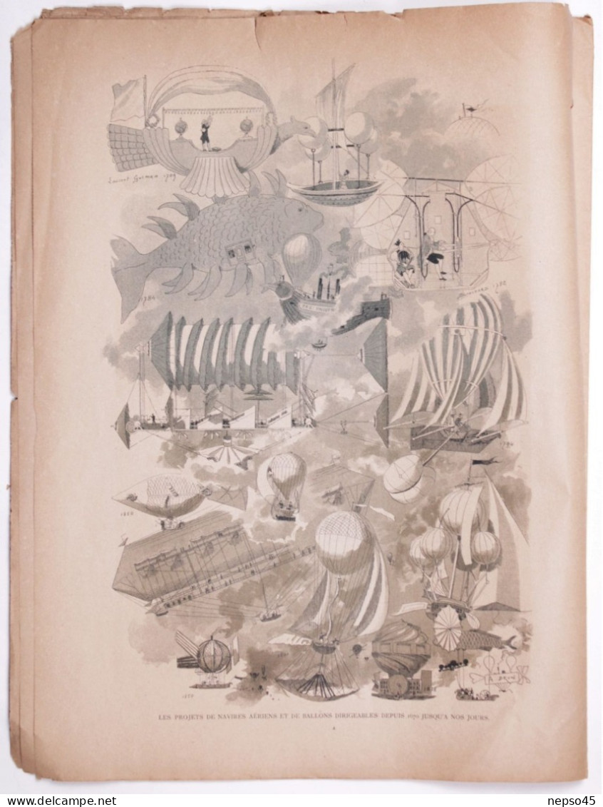 Paris Illustré.Les Aérostats Et La Navigation Aérienne.année 1885. - Riviste - Ante 1900