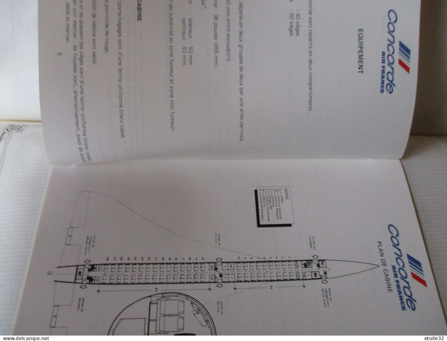 Document De 15 Pages Description Du Vol.... - Concorde