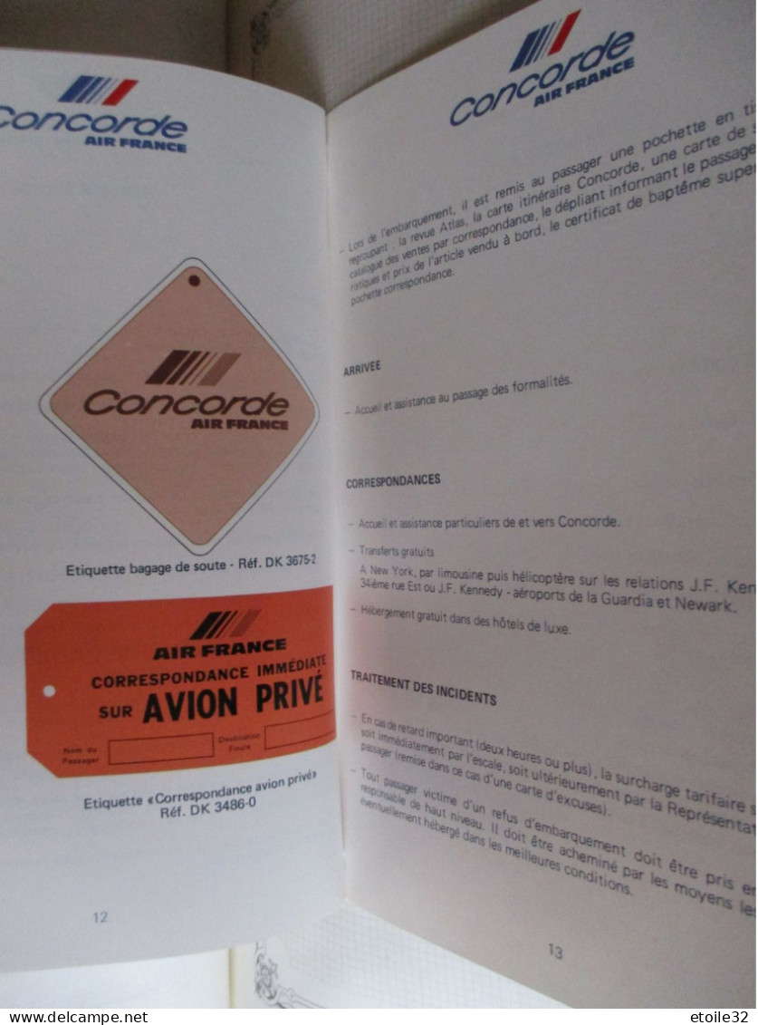 Document De 15 Pages Description Du Vol.... - Concorde