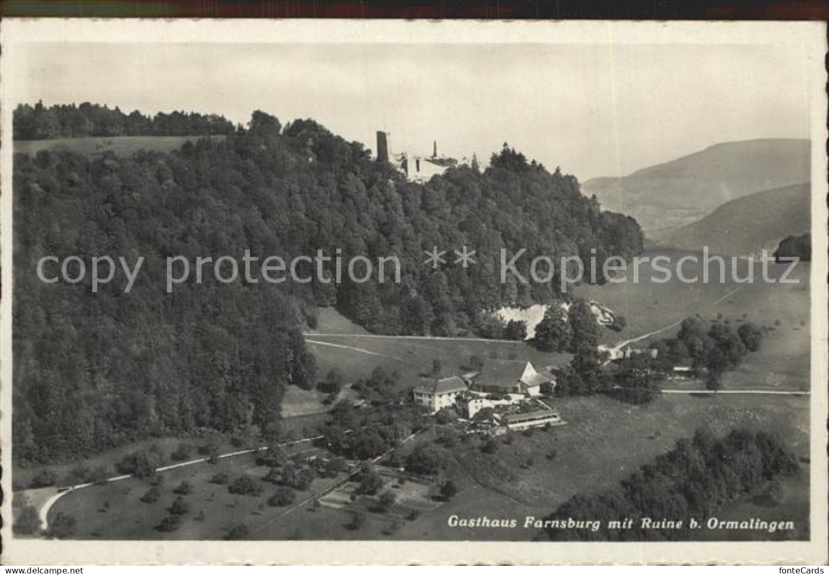 12337540 Farnsberg Gasthaus Farnsburg Mit Ruine  Farnsberg - Sonstige & Ohne Zuordnung