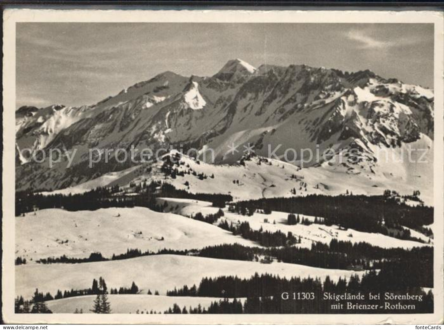 12337532 Soerenberg LU Skigelaende Mit Brienzer Rothorn Soerenberg - Other & Unclassified