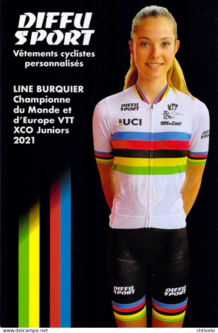 Cyclisme, Line Burquier - Wielrennen