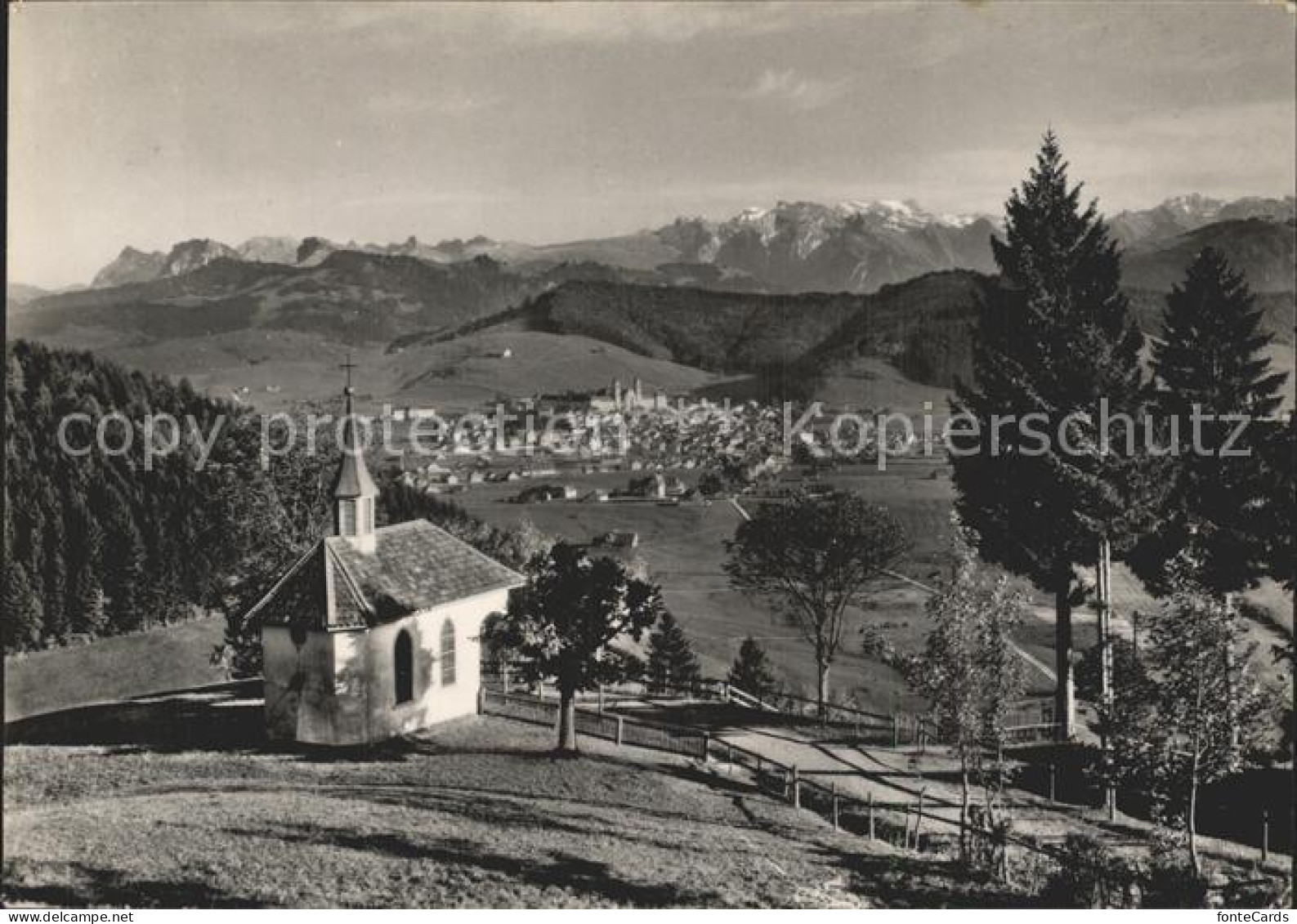 12337480 Einsiedeln SZ Teilansicht Mit Kapelle Einsiedeln - Other & Unclassified