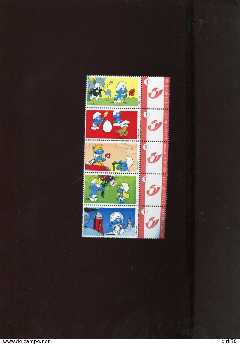 Belgie 3700 Gepersonaliseerde Zegel MNH Duostamps BD COMICS STRIPS  SMURFS PEYO - Nuevos