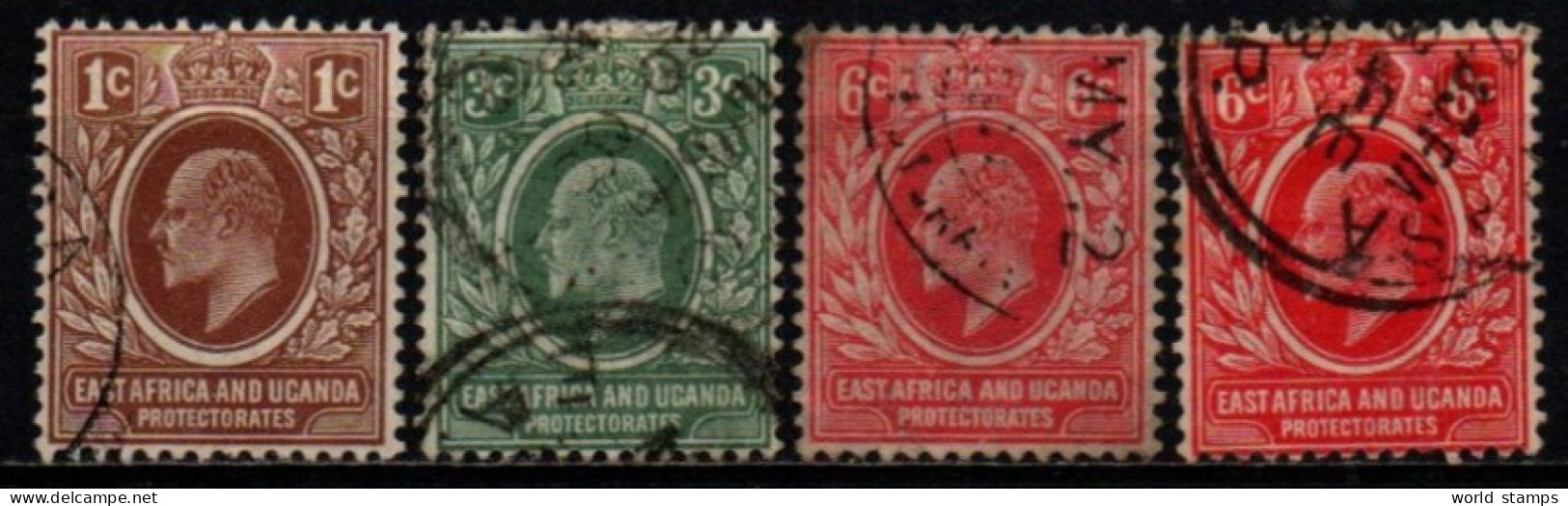 AFRIQUE ORIENTALE BRIT. ET OUGANDA 1907 O - Andere & Zonder Classificatie