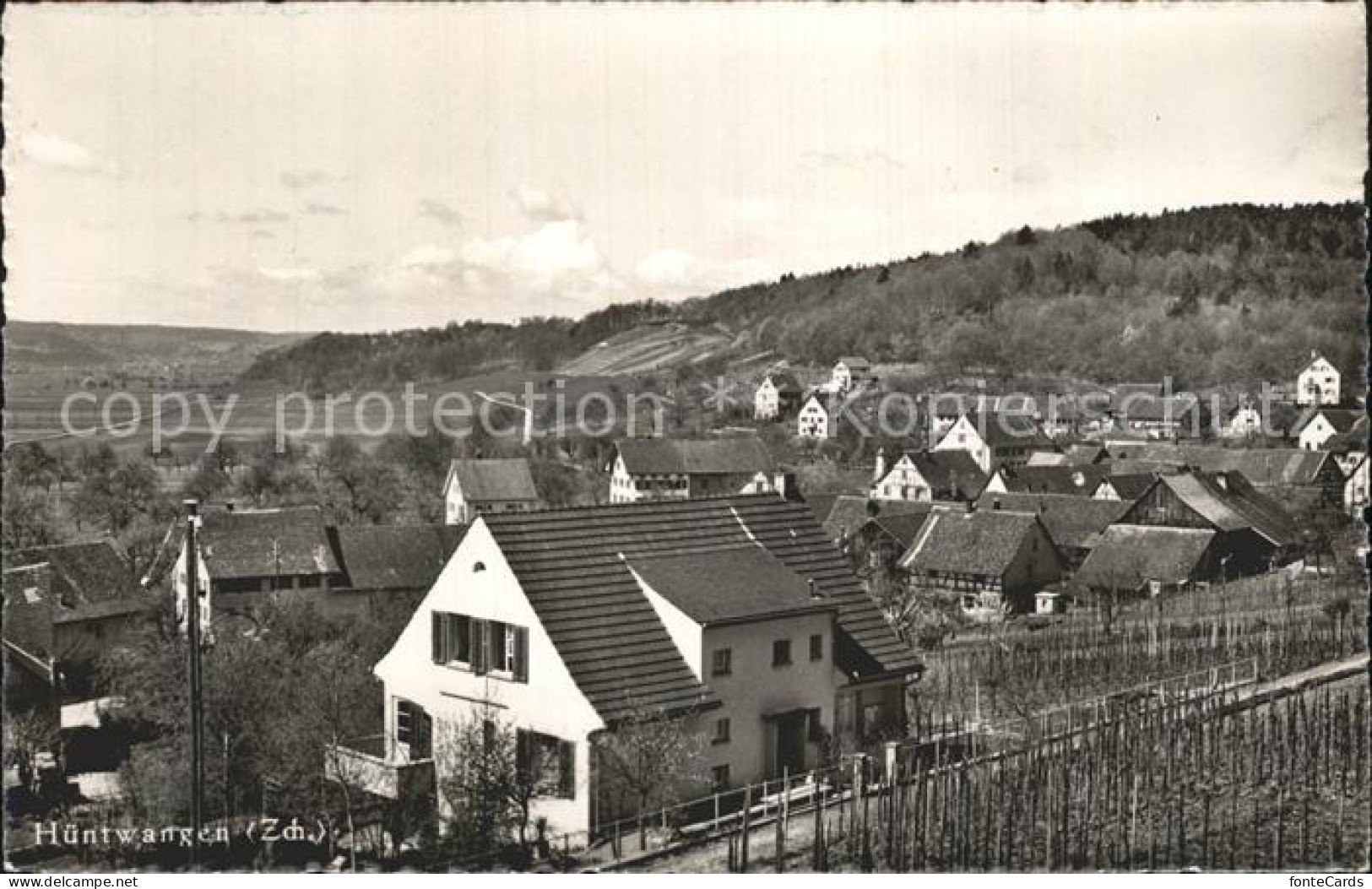 12337302 Huentwangen Ortsblick Huentwangen - Sonstige & Ohne Zuordnung