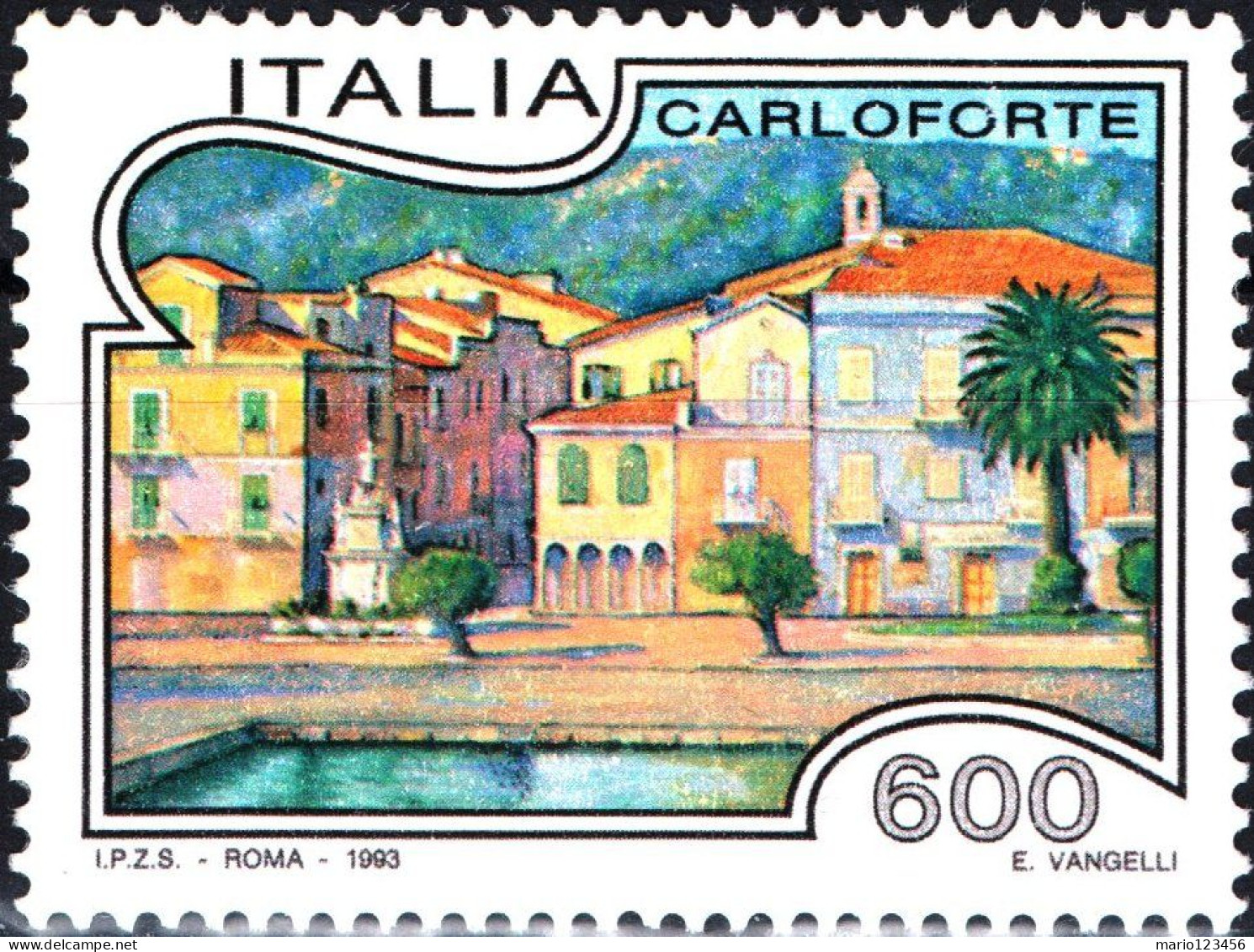 ITALIA, ITALY, PAESAGGI, LANDSCAPES, 1993, USATI Scott IT 1939 Yt:IT 2017 - 1991-00: Used