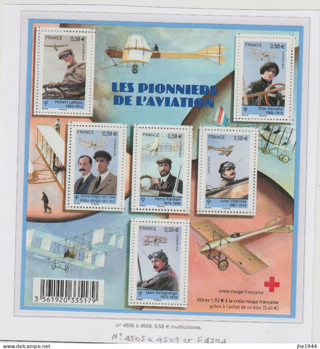 France Feuillet F4504  ** Les Pionniers De L'aviation - Ungebraucht