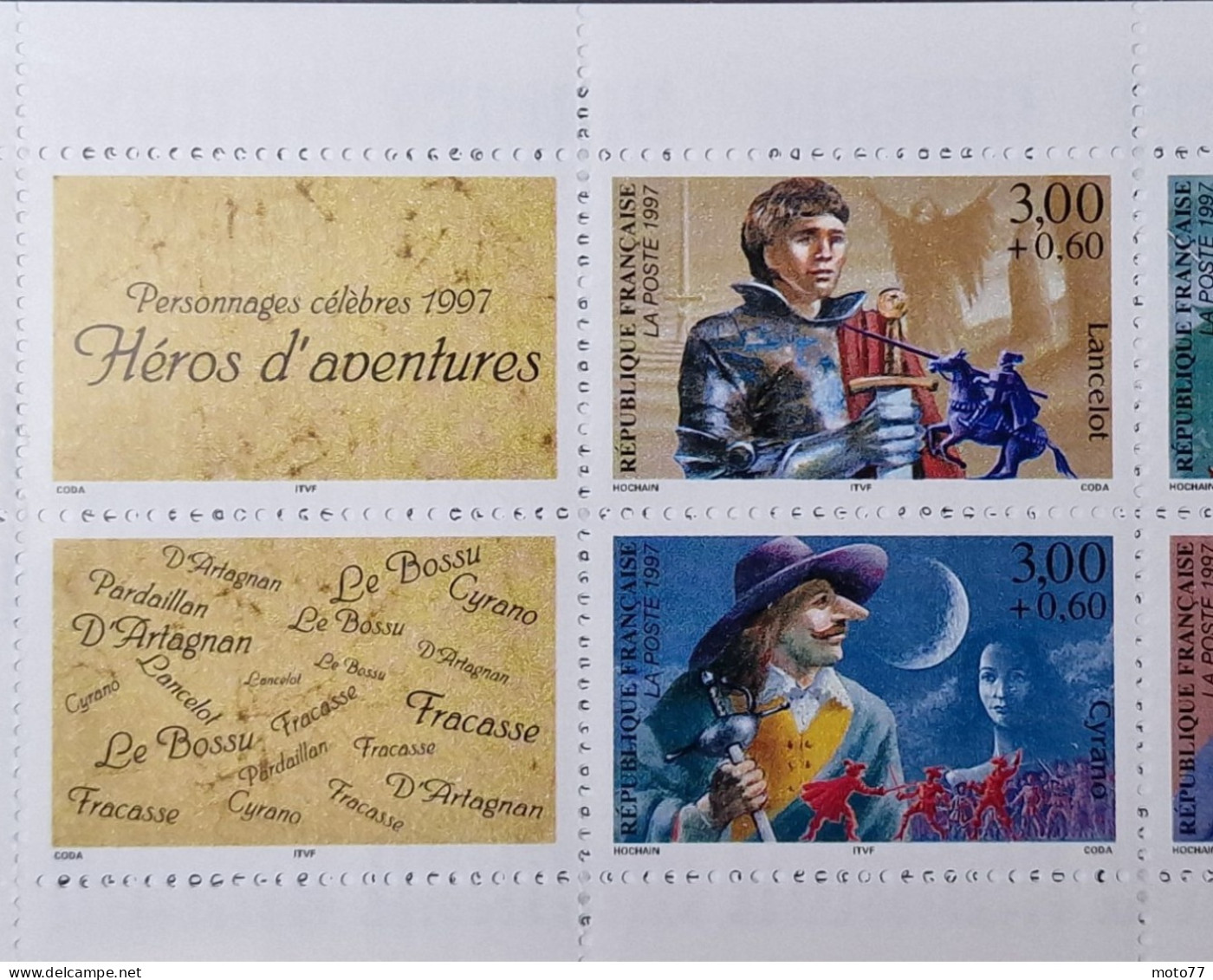 TIMBRE France CARNET Neuf - 1997 N° 3121 Timbres 3051a Et 3052 + A  -Yvert & Tellier 2003 Coté 11 € - People