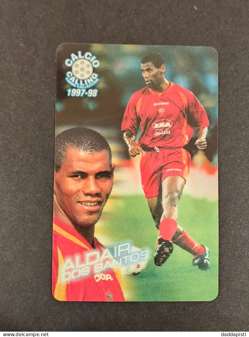 Panini Calcio Calling 1997/98 - Scheda Telefonica Nuova -  2/56 - Aldair Dos Santos - Deportes