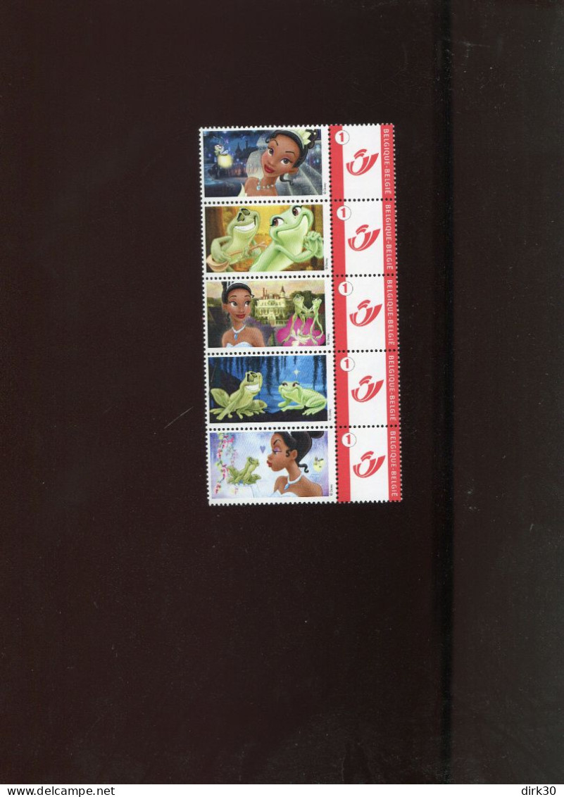 Belgie 3700 Gepersonaliseerde Zegel MNH Duostamps BD COMICS STRIPS DISNEY PRINCESSES FROG - Neufs