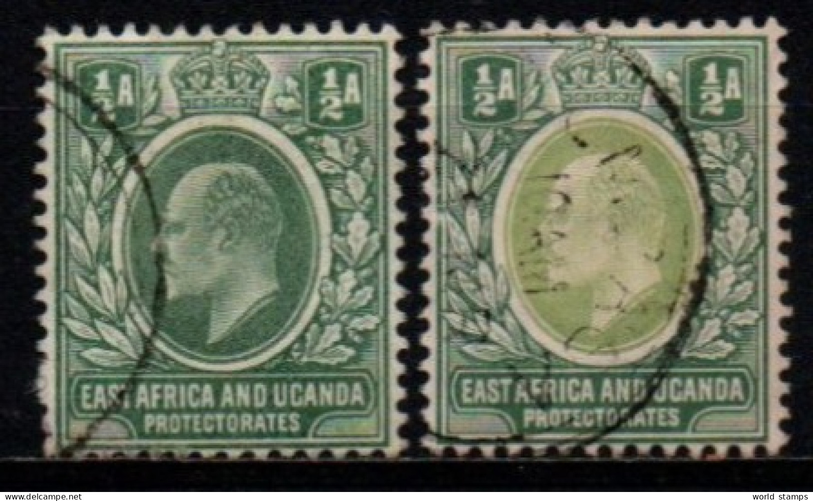 AFRIQUE ORIENTALE BRIT. ET OUGANDA 1904-9 O - Andere & Zonder Classificatie