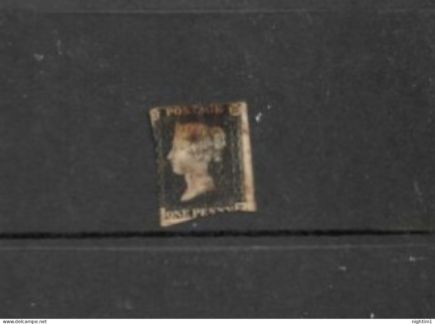 GREAT BRITAIN COLLECTION.  1d BLACK. SPACEFILLER. NO.2. - Used Stamps