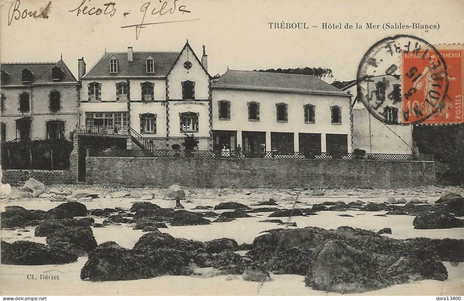 CPA29- TREBOUL- Hôtel De La Mer (Sables-Blancs) - Tréboul