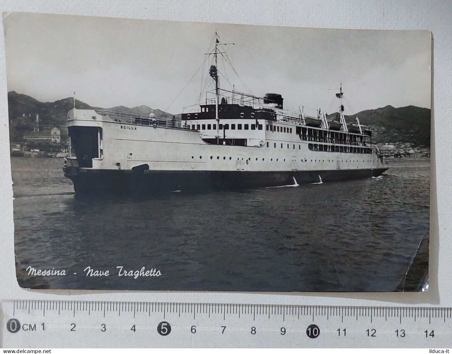 40155 Cartolina - Messina - Nave Traghetto - VG 1954 - Fähren