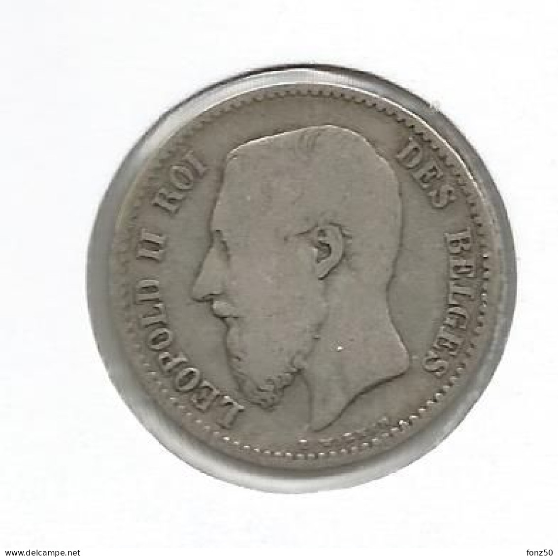 LEOPOLD 2 * 1 Frank 1867 Frans * Z.Fraai * Nr 12825 - 1 Franc