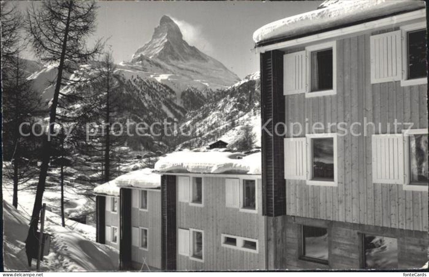 12336562 Zermatt VS TVN Ferienheim Mit Matterhorn  - Autres & Non Classés