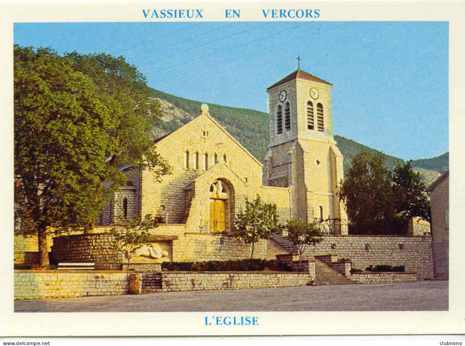 VASSIEUX EN VERCORS - L'EGLISE (TRES BEAU CLICHE) - Other & Unclassified