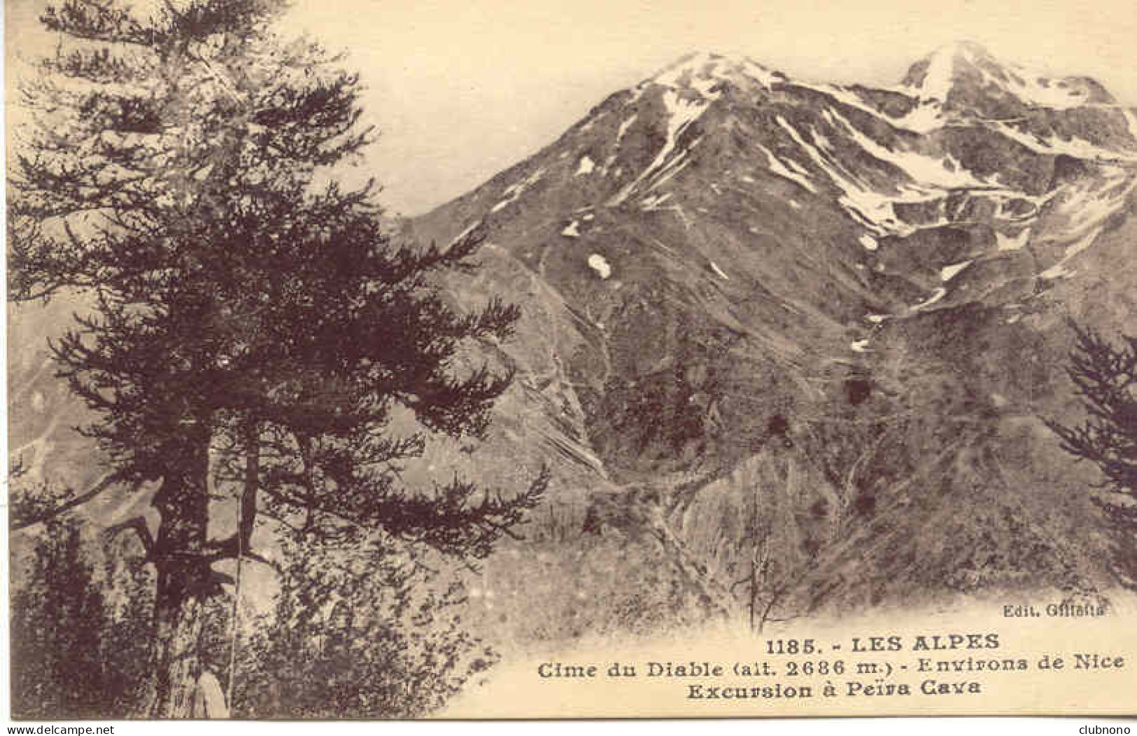 CPA - CIME DU DIABLE - ENVIRONS DE NICE - Autres & Non Classés