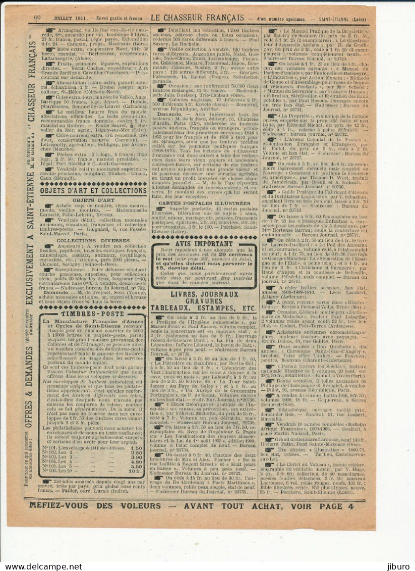 Publicité Vintage 1911 Ustensiles De Cuisine Bassine à Confiture Bocaux Conserves Bouilleur Terrines Presse à Fruits - Werbung