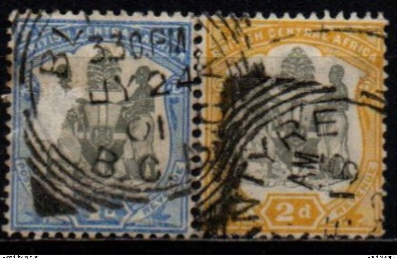 AFRIQUE CENTRALE BRIT. 1898-900 O - Otros & Sin Clasificación