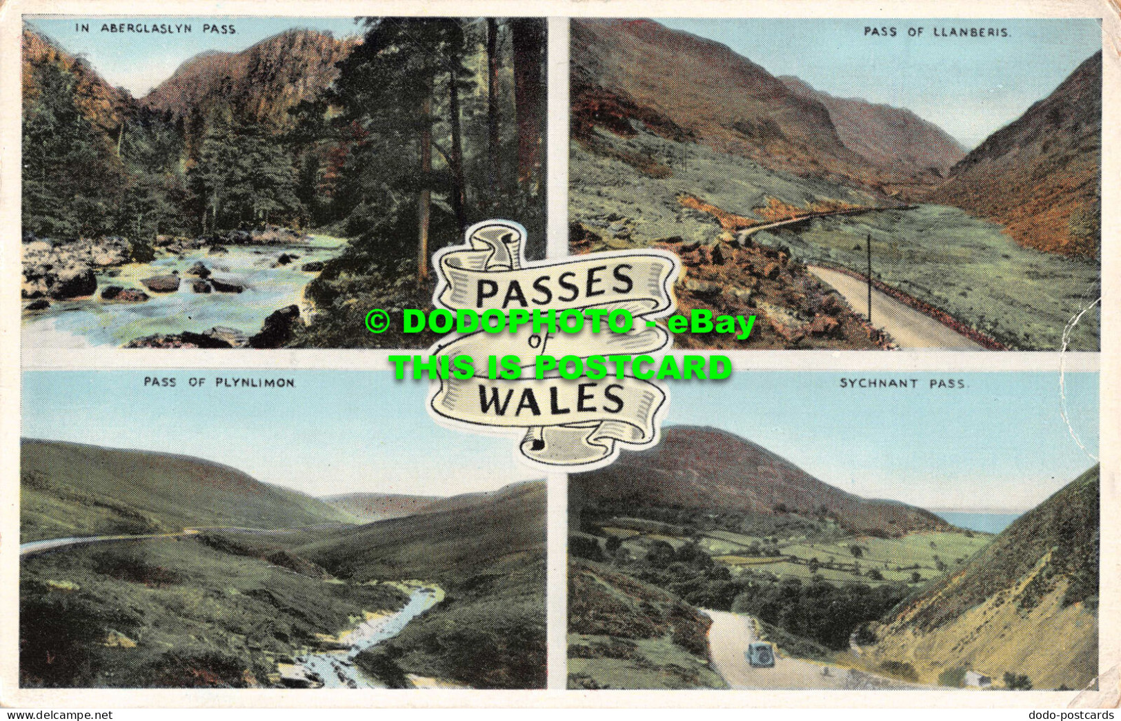 R550813 Passes Of Wales. Pass Of Plynlimon. E. T. W. Dennis. Multi View - World