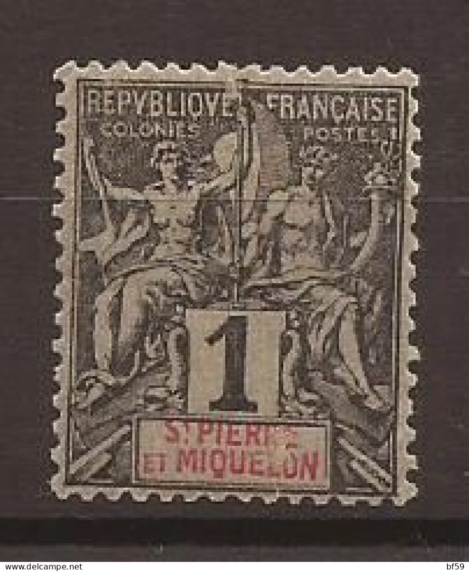 SPM - 1892 - N° 59 NEUF XX MNH - Unused Stamps