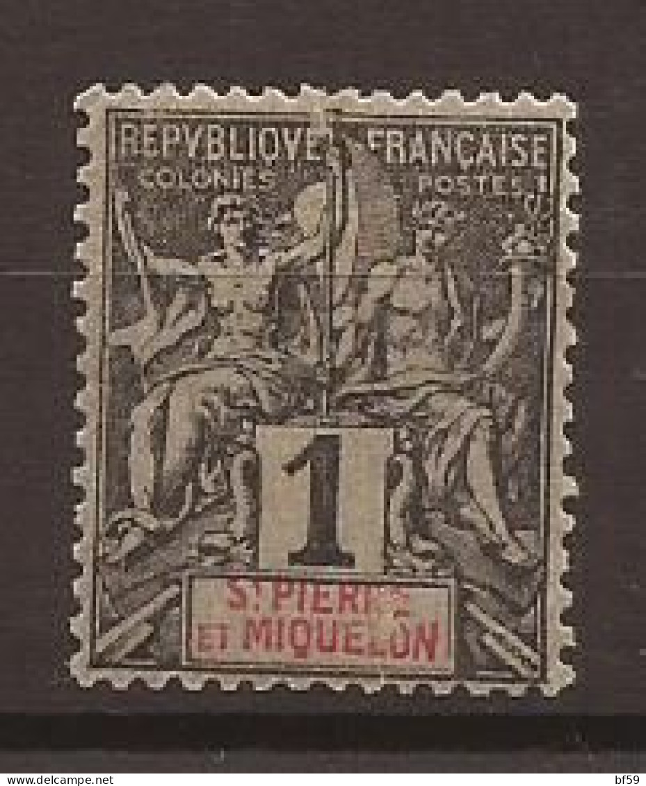 SPM - 1892 - N° 59 NEUF XX MNH - Ongebruikt