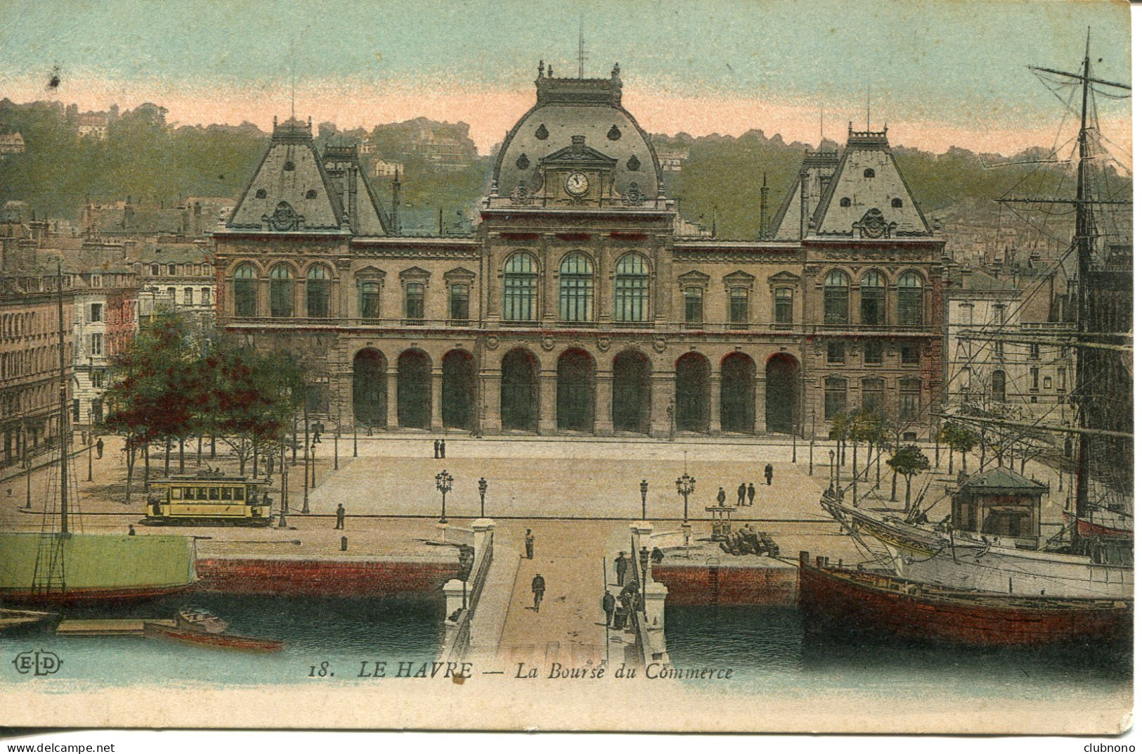 CPA - LE HAVRE - LA BOURSE DU COMMERCE (1916) - Zonder Classificatie