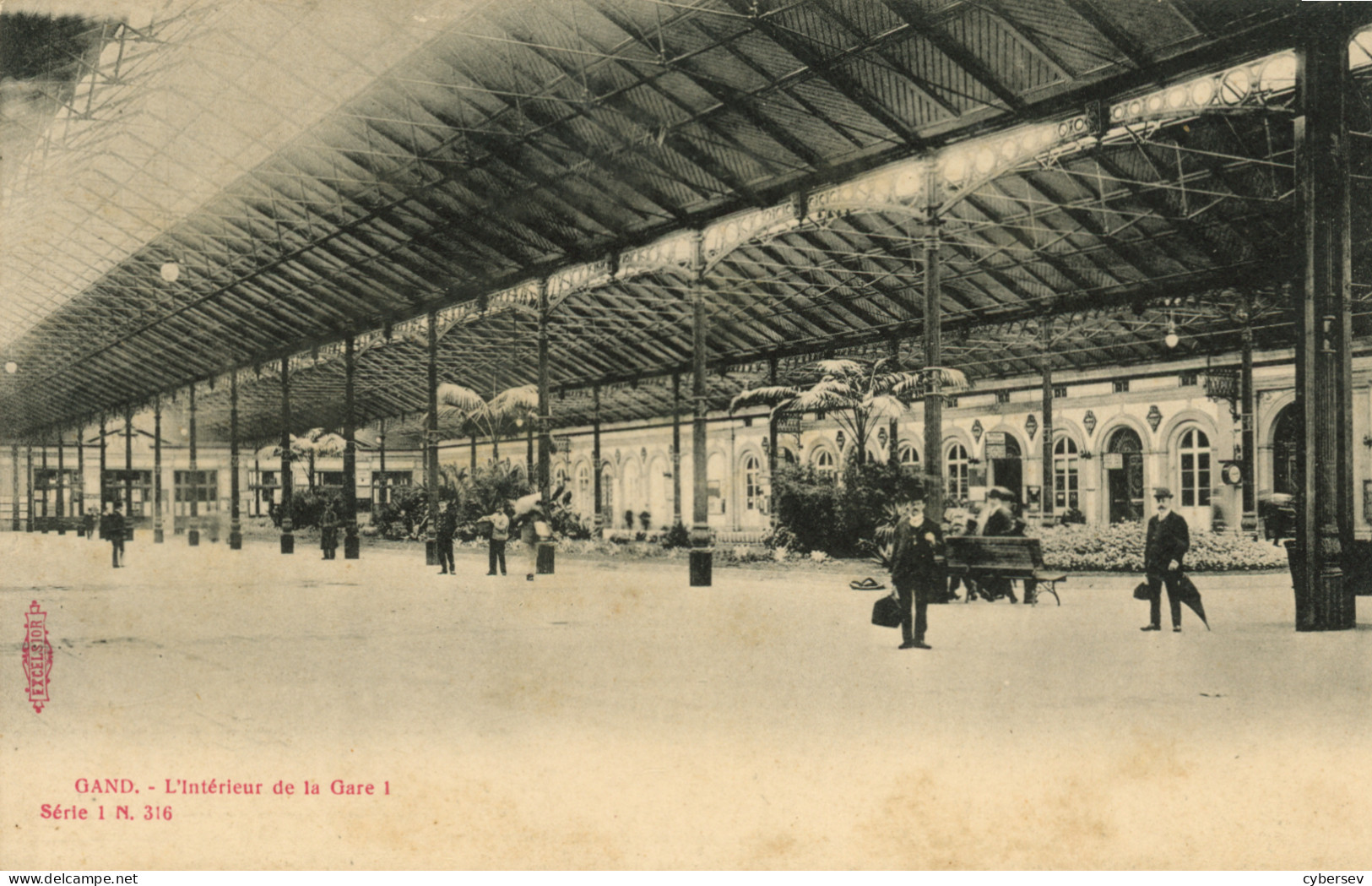 GENT - GAND - L'intérieur De La Gare - Gent