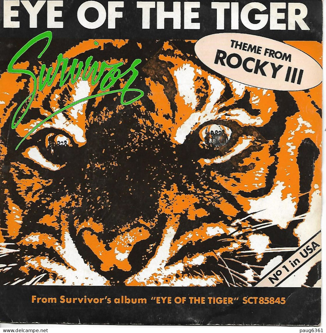 SURVIVOR ° EYE OF THE TIGER °°° ROCKY III  BON ETAT VG - Filmmusik