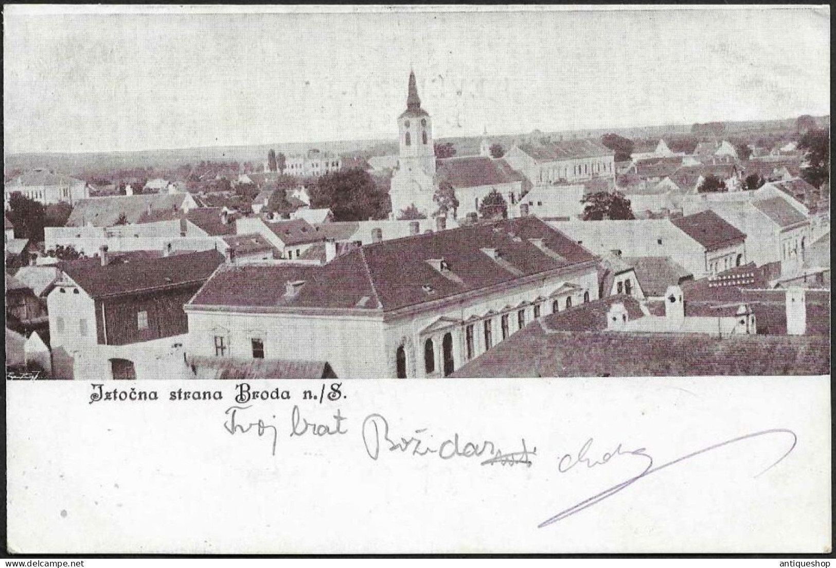 Croatia-----Slavonski Brod-----old Postcard - Kroatien