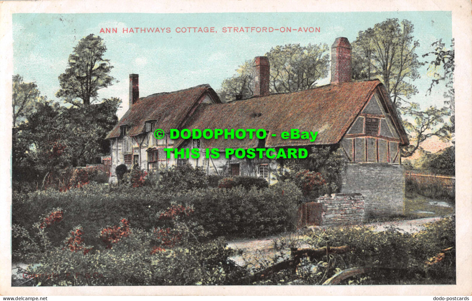R550831 Stratford On Avon. Ann Hathaway Cottage. D. And D. G. 1905 - World