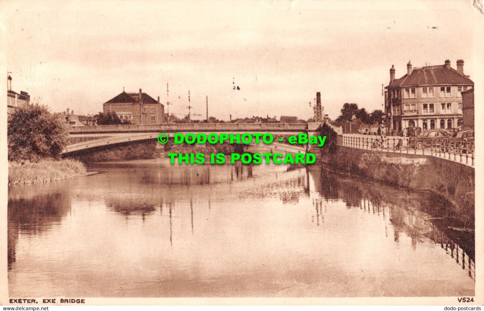 R550660 Exeter. Exe Bridge. Photochrom. 1953 - World