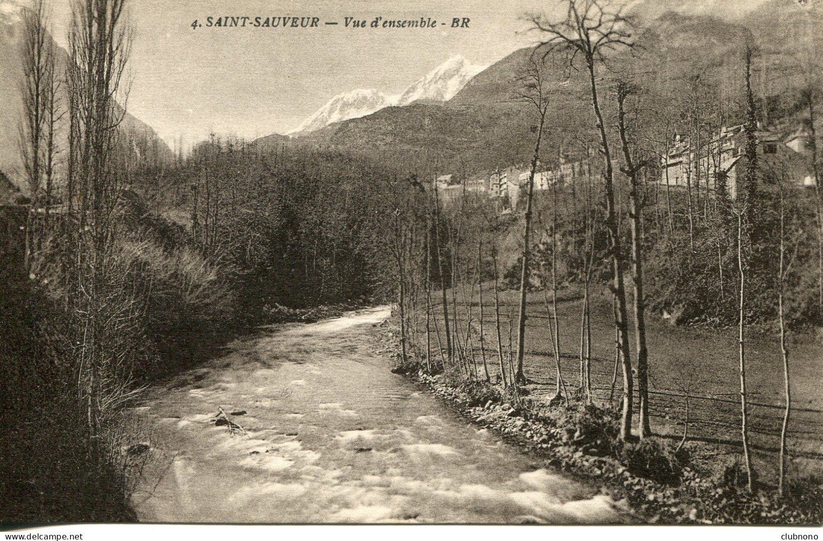 CPA -  SAINT-SAUVEUR - VUE D'ENSEMBLE (ETAT PARFAIT) - Saint Sauveur Le Vicomte