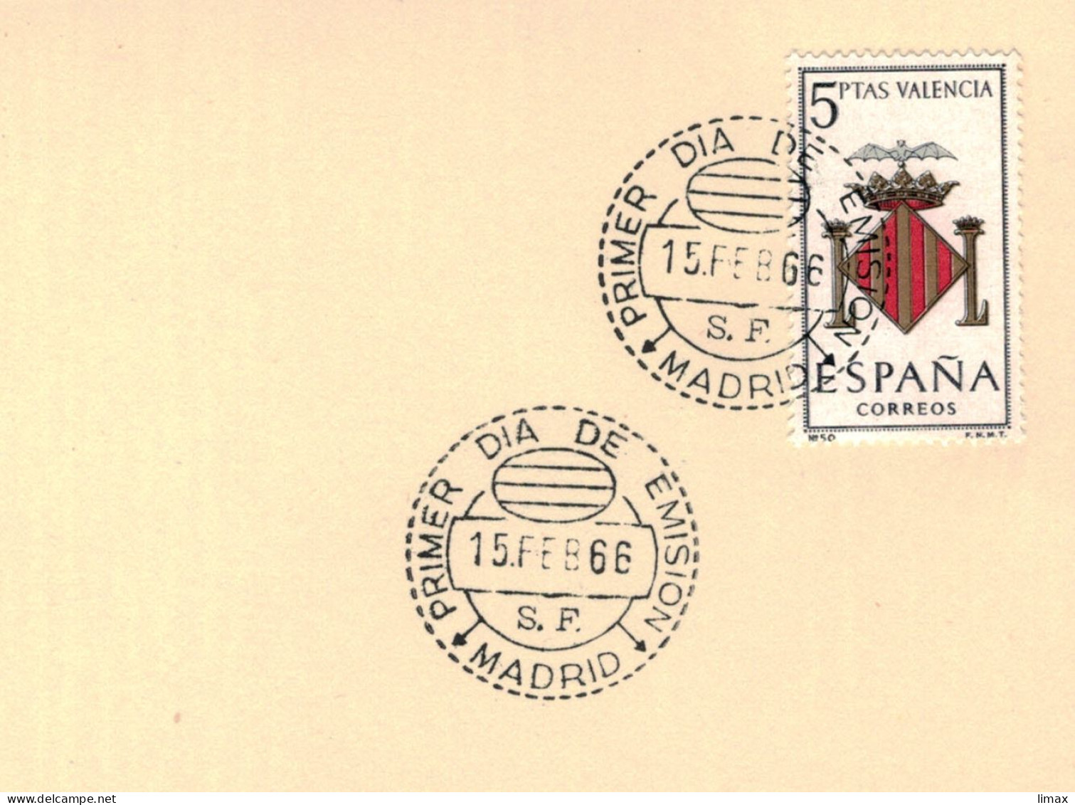 Madrid 1966 Wappen Fledermaus - Covers & Documents