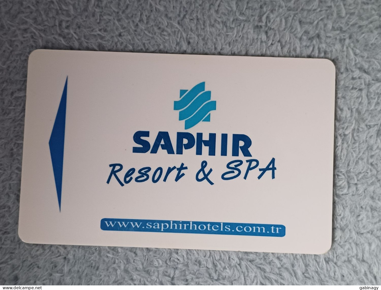 HOTEL KEYS - 2551 - TURKEY - SAPHIR RESORT & SPA - Hotelsleutels (kaarten)