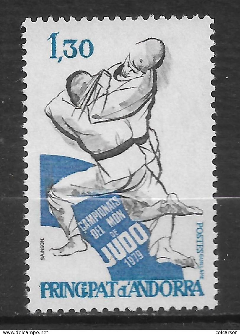 ANDORRE FRANÇAIS N° 281 " JUDO " - Gebraucht