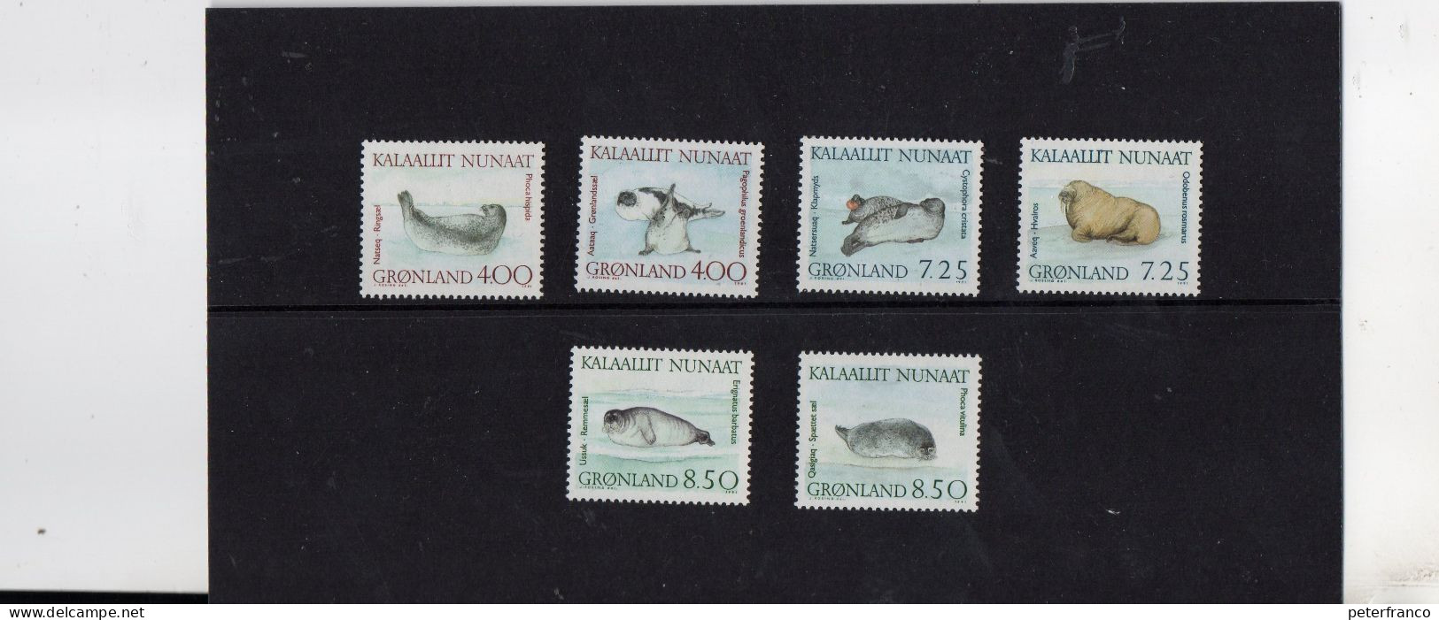 1991 Groenlavdia - Sigilli - Unused Stamps