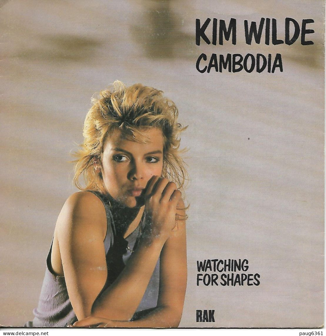 Kim WILDE, 2 Titres : "Cambodia" Et "Watching For Shapes"I  BON ETAT VG - Autres - Musique Anglaise