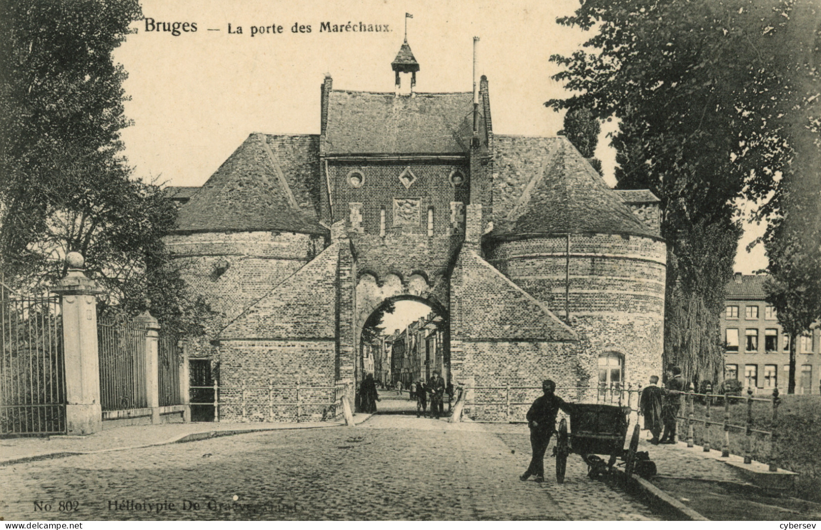 BRUGGE - BRUGES - La Porte Des Maréchaux - Animé - Brugge