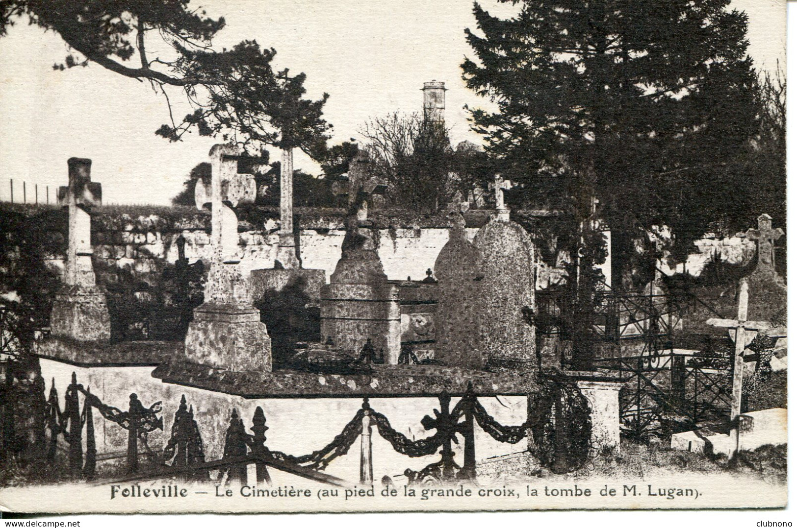 CPA -  FOLLEVILLE - CIMETIERE - Other & Unclassified